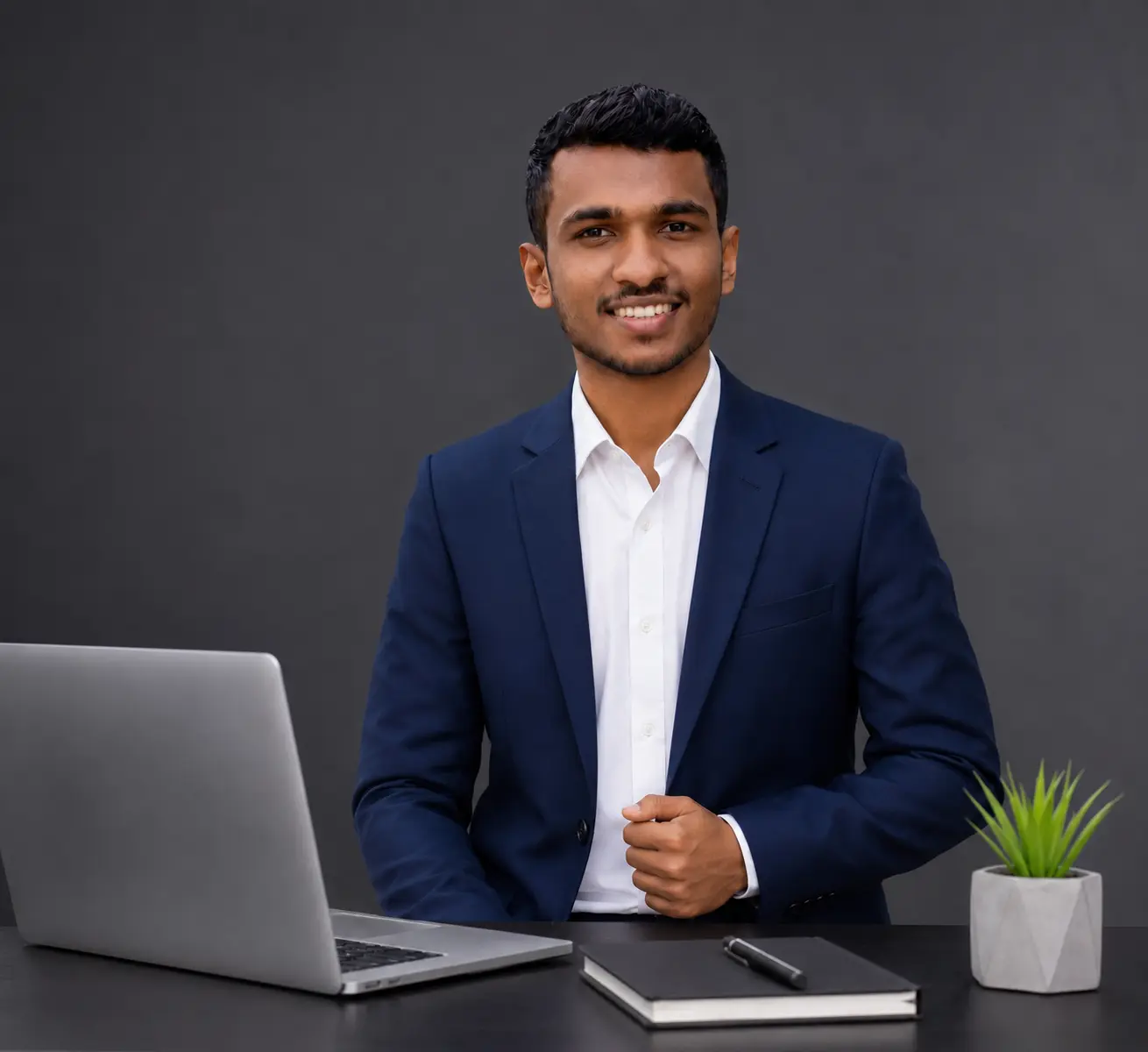 Arif Mia, Local SEO and Google Maps SEO specialist working at a laptop